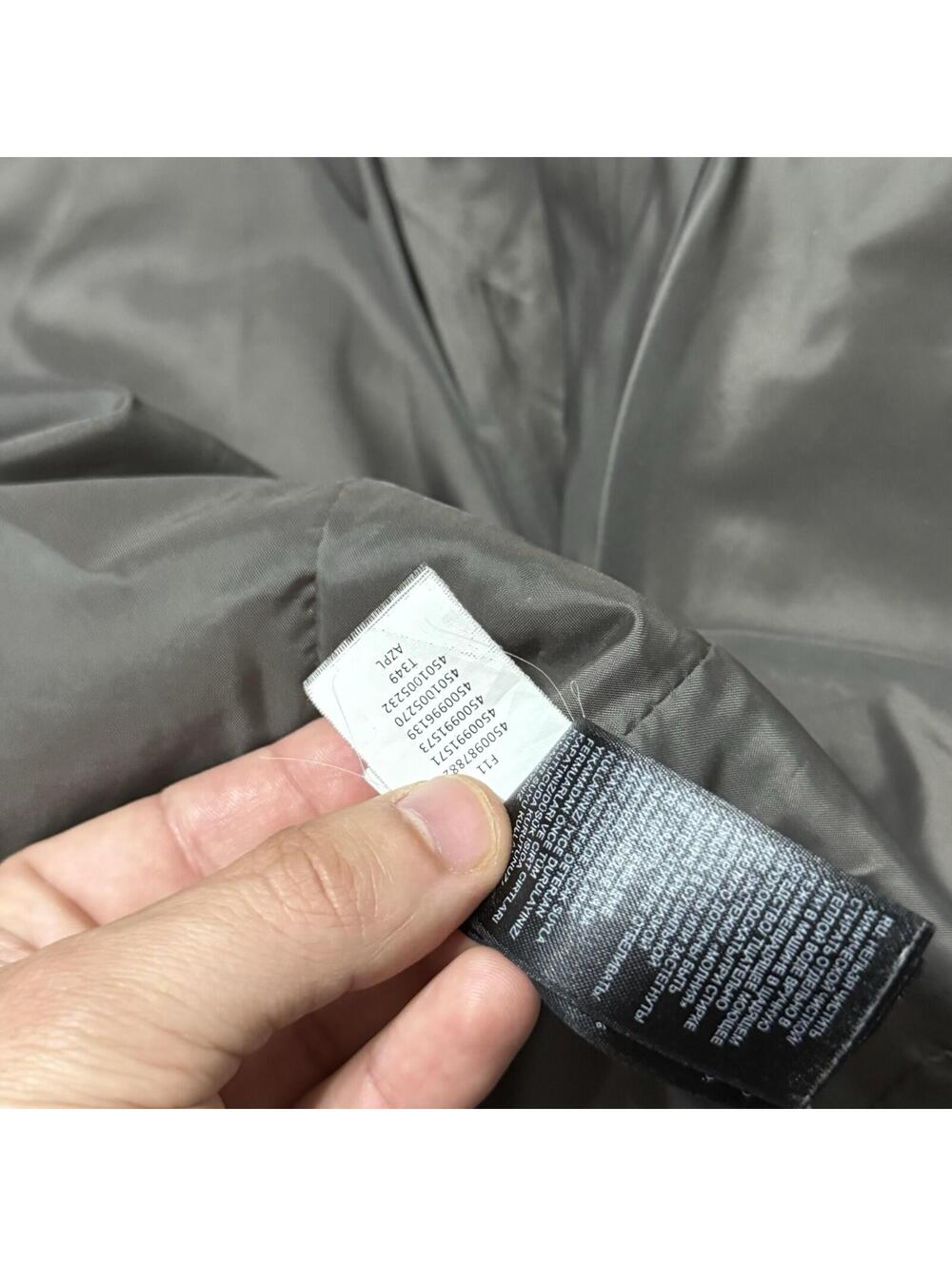 The North Face 550 Puffer Jacket Dark Brown Quilted Goose Down Women’s Small - Picture 11 of 12